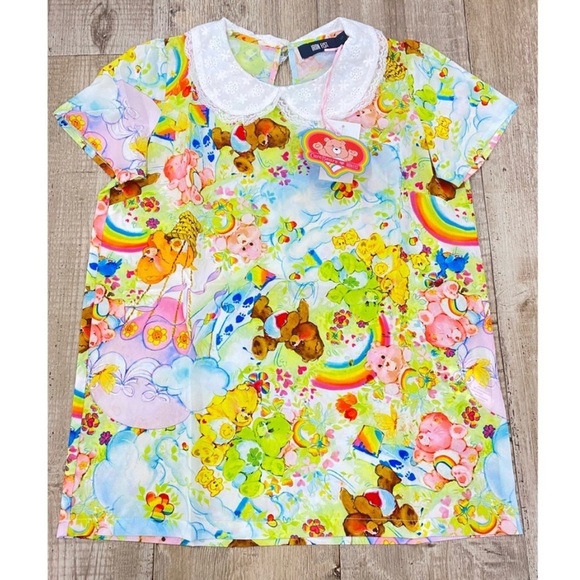 IRON FIST Care Bears Spring Fling girlie top S, M, L, NWT - Picture 4 of 11